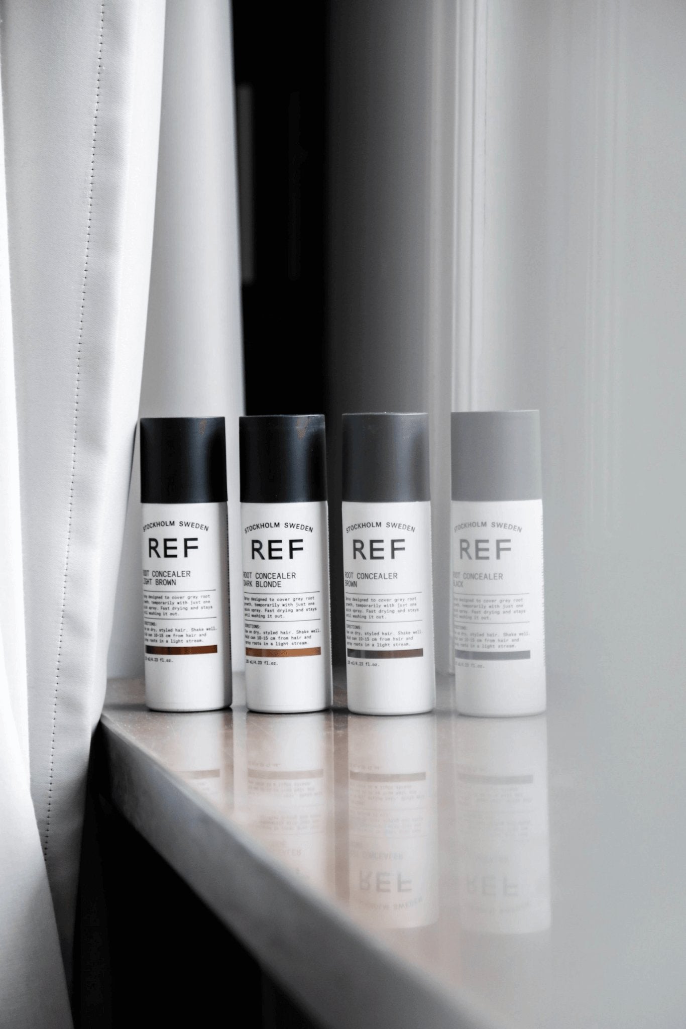 REF STOCKHOLM SWEDEN Root Concealers for your go to root cover. Easy to apply and doesn't run in the rain.