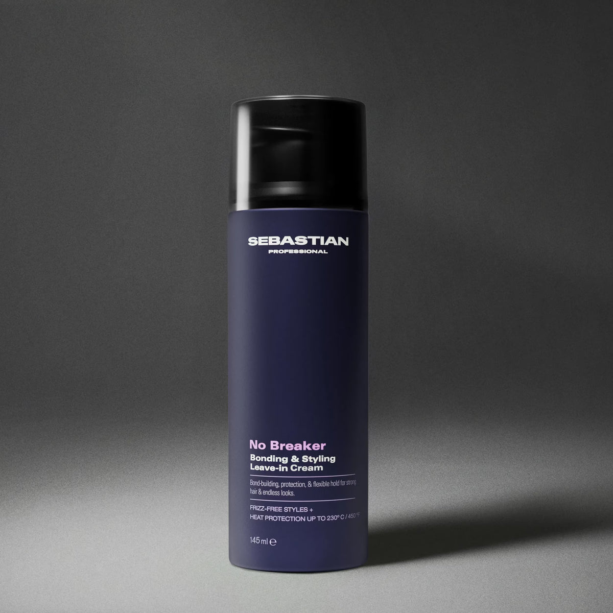 Sebastian No Breaker product bottle on a gray background
