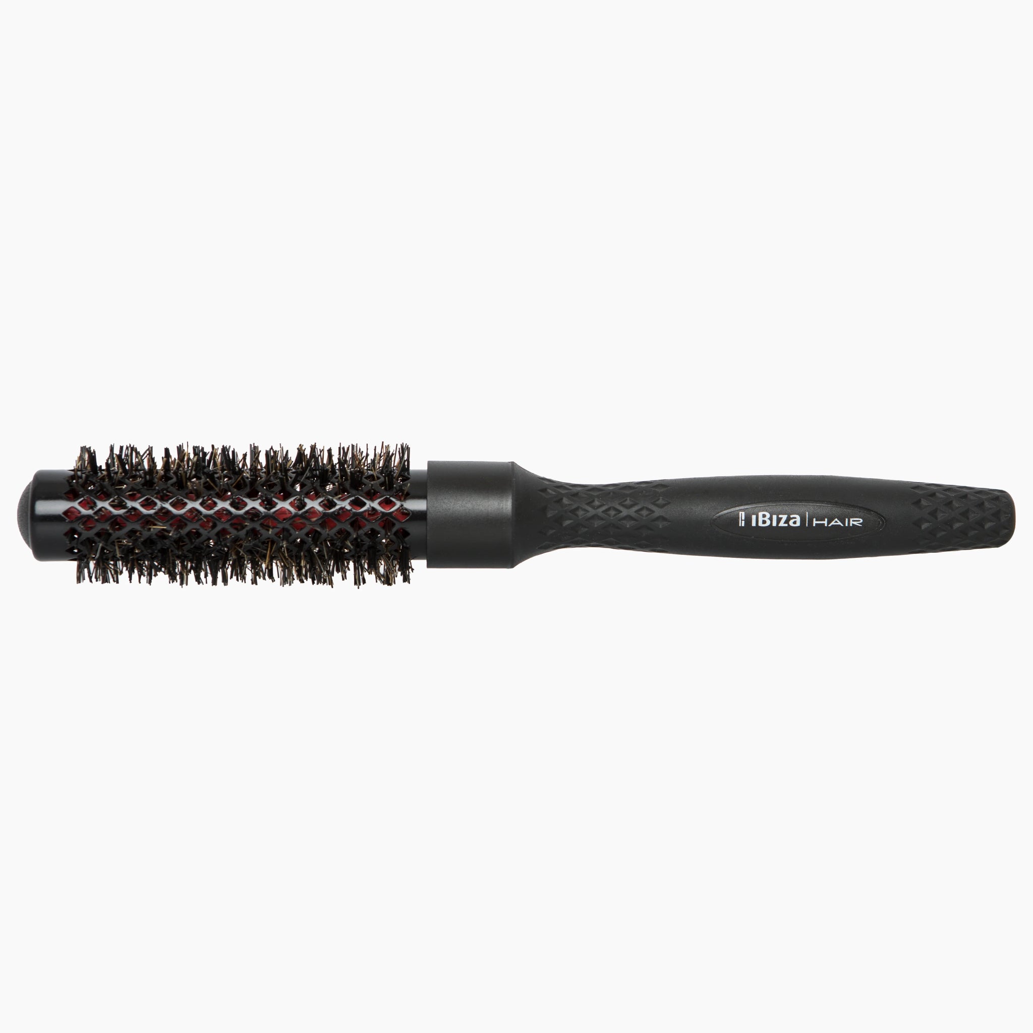 Black ceramic round brush by Ibiza Hair