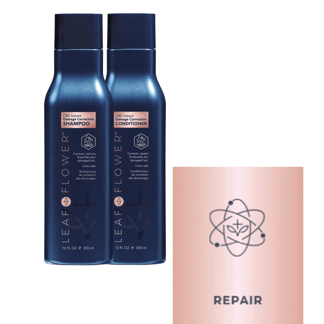 Leaf and Flower Instant Damage Correction Shampoo & Conditioner Correction Duo a Shampoo & Conditioner Sets