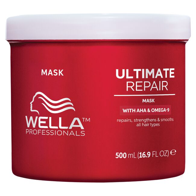 Wella Professionals Ultimate Repair mask jar on a white background
