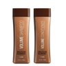 Two bottles of Brazilian Blowout Volume Shampoo and Conditioner Duo by Brazilian Blowout.