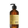 A brown pump bottle labeled "Oway Flux Potion" is a lightweight volumizing serum for soft body and hold, with product info and branding on the front.