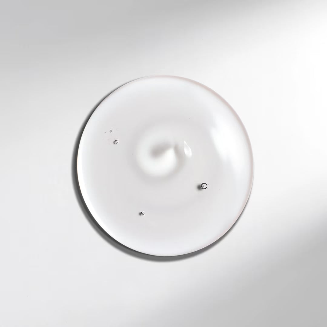 Clear glass lid on a white background