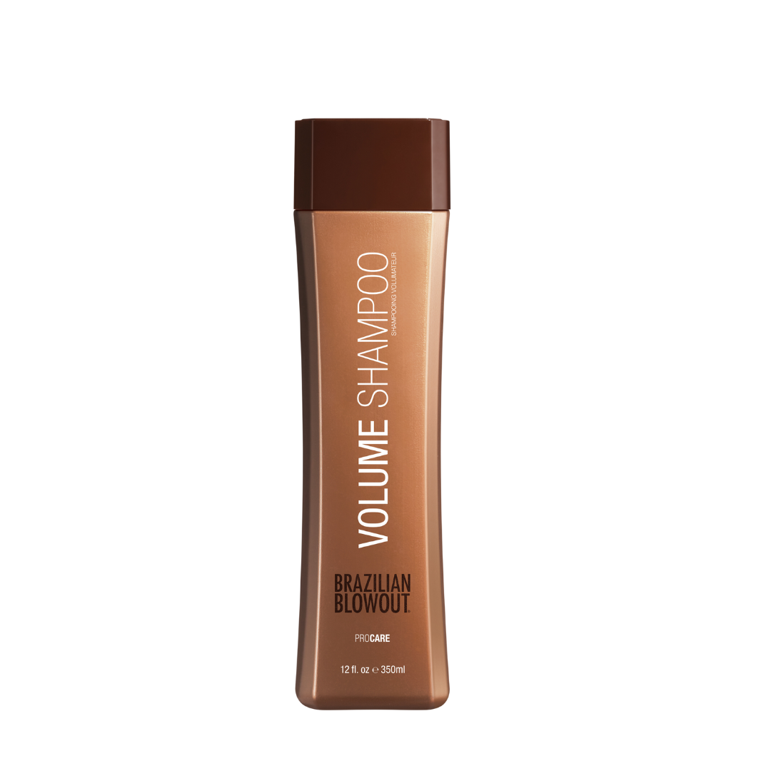 Brazilian Blowout Volume Shampoo with a sulfate-free formula and a 250ml bottle size.