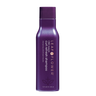 A bottle of Leaf and Flower Instant Curl Refresh Shampoo with a purple bottle.