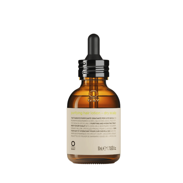 Brown glass dropper bottle with a label on a white background
