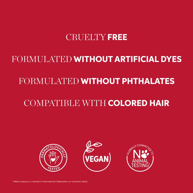 Red background with white text and logos about product safety and compatibility on a red background
