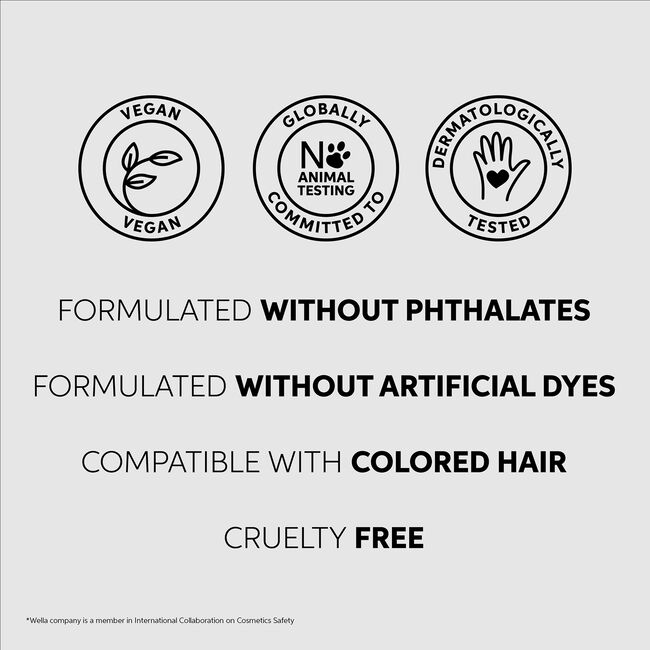 Certification logos and product features on a white background