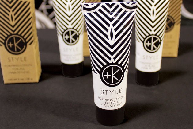 Three tubes of Cult and King STYLE | Forming Lotion for all Hair Styling sitting on a table.