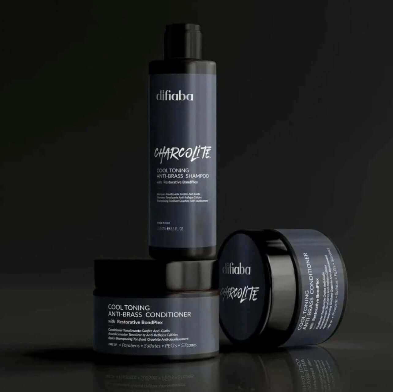 DIFIABA Charcolite Cool Toning Anti-Brass Conditioner a Conditioner from Simply Colour Hair Salon Studio & Online Store