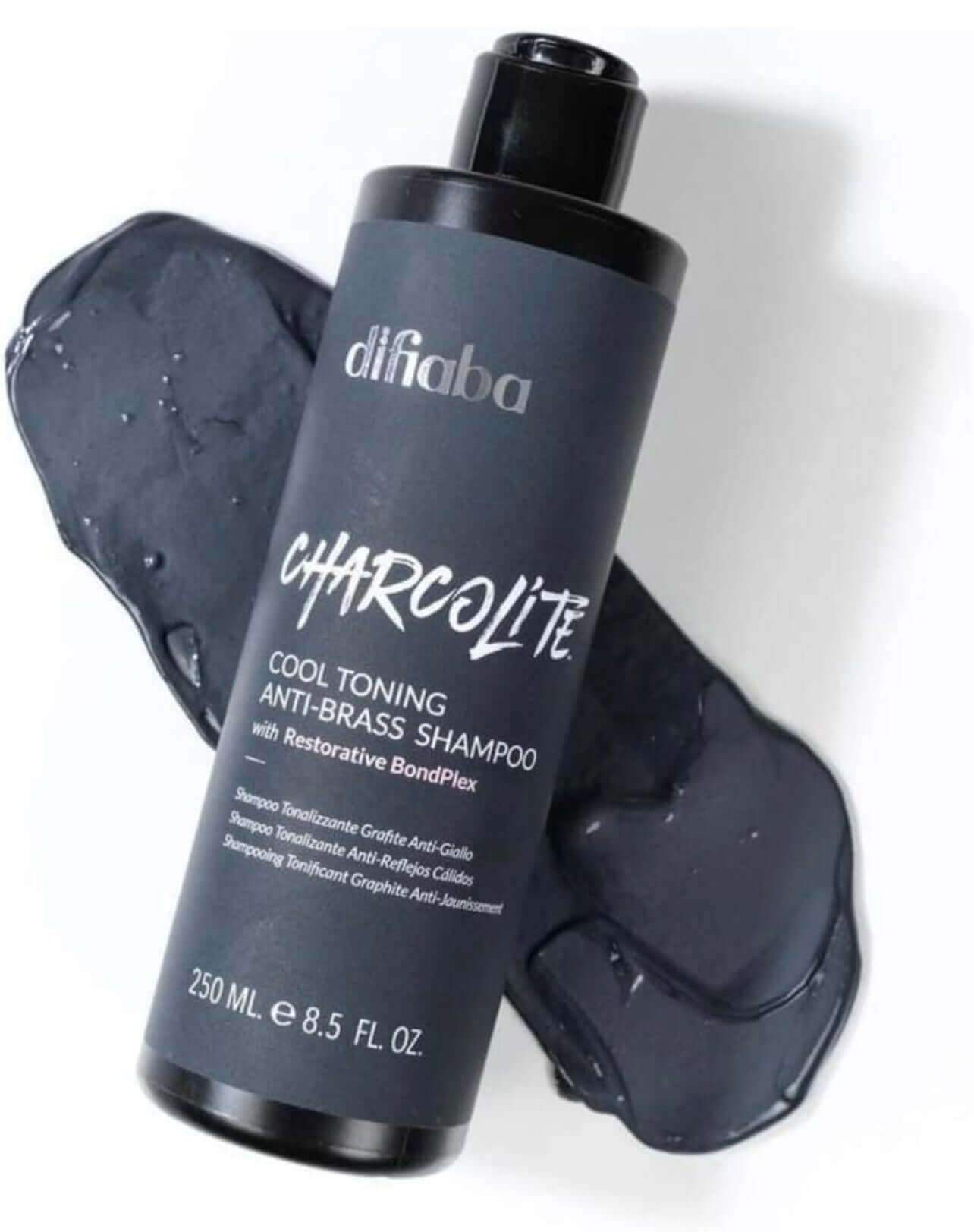 DIFIABA Charcolite Cool Toning Anti-Brass Shampoo a Shampoo from Simply Colour Hair Salon Studio & Online Store