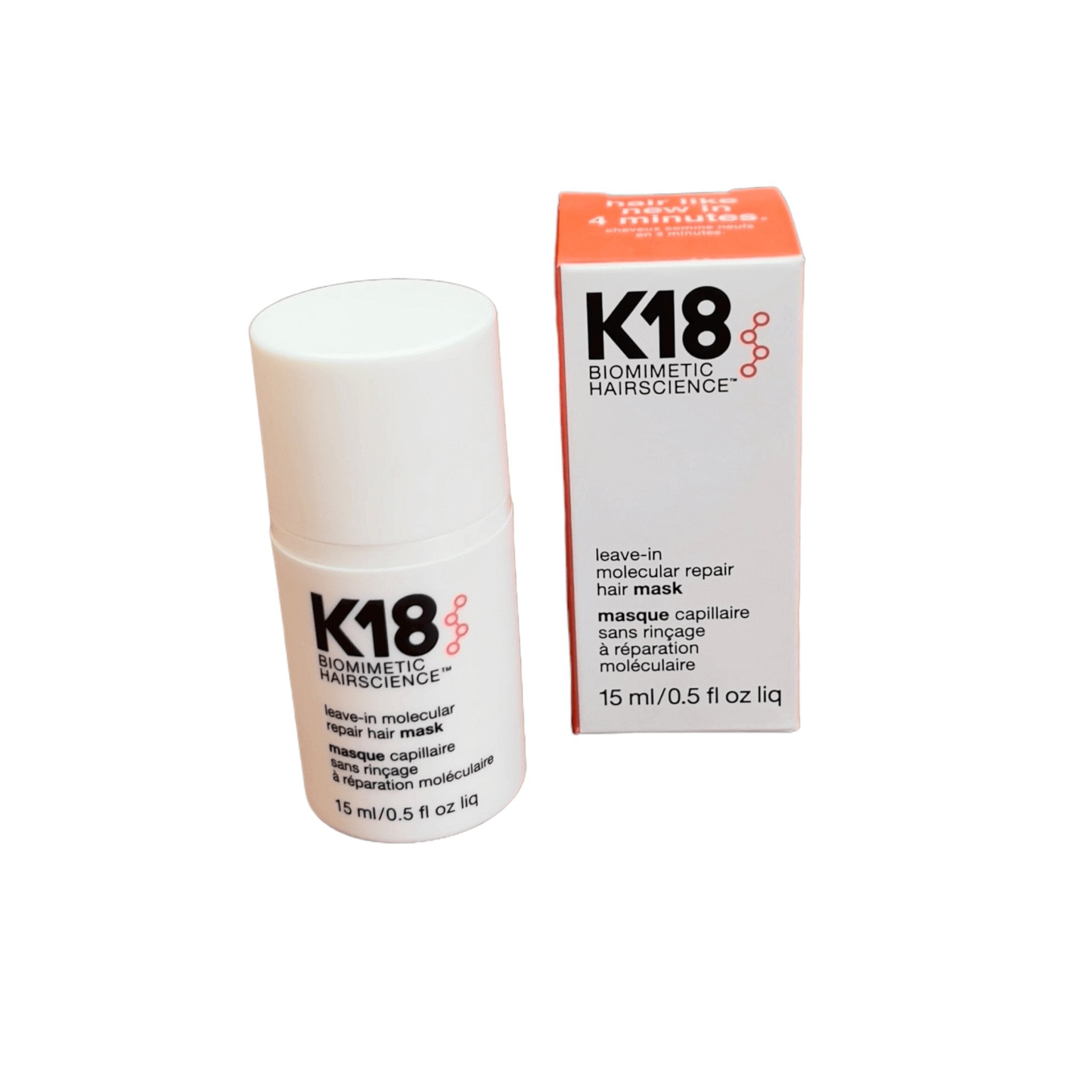 K18 Hair Repair cream for anti-aging and hair rejuvenation. (Product: K18 Hair Repair, Brand: K18 Hair Repair)