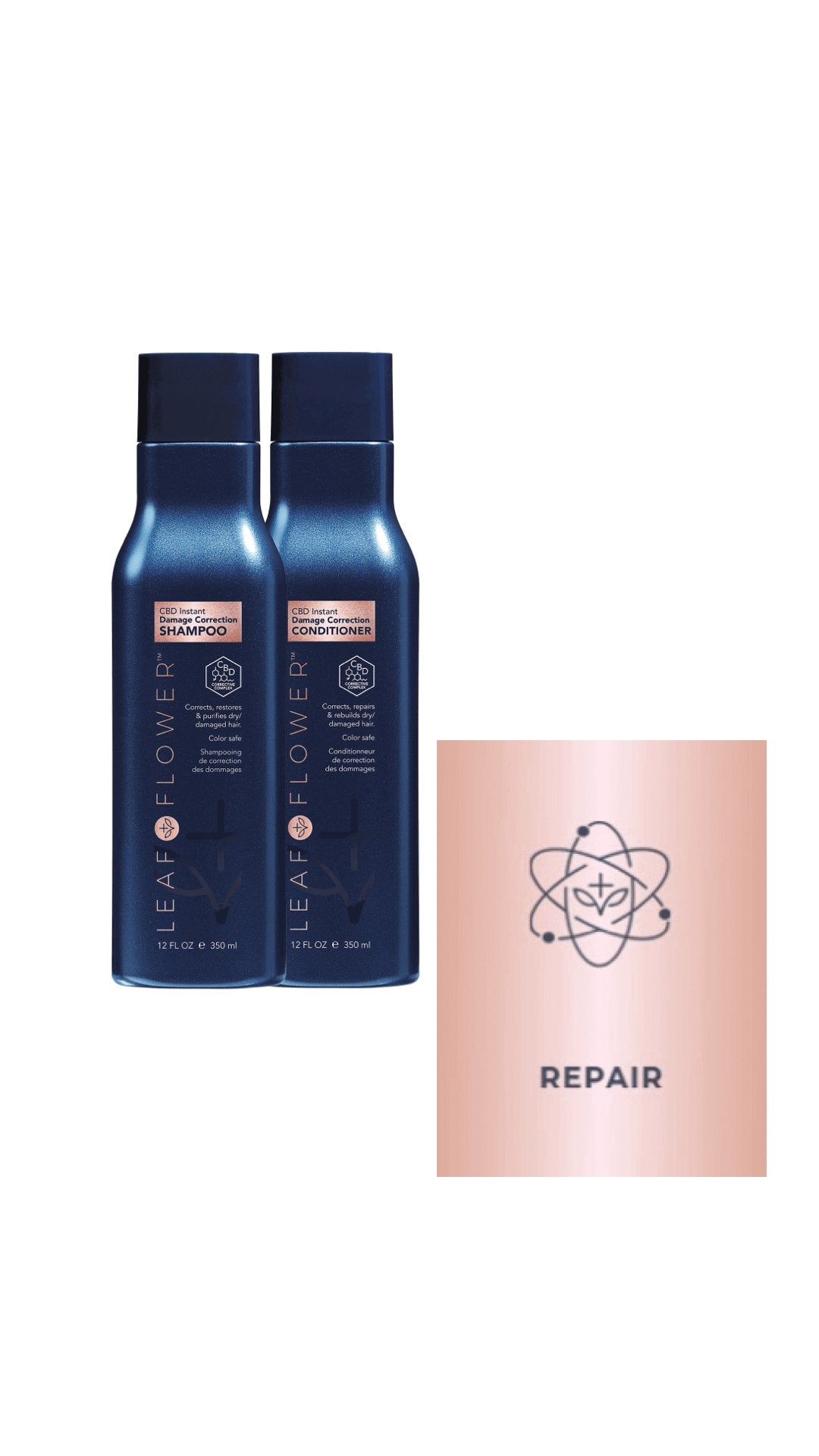 Leaf and Flower Instant Damage Correction Shampoo & Conditioner Correction Duo a Shampoo & Conditioner Sets