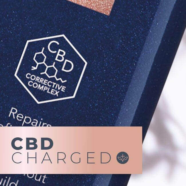 Close-up of a product label featuring "LEAF and FLOWER Instant Volume Shampoo" on a dark blue background, emphasizing a plant-based formula crafted to boost hair health.