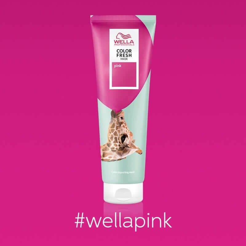 A tube of Wella Professional Color Fresh Masks - Multiple Colors for temporary color refresh on ultra-light blonde hair at Simply Colour Hair Salon Studio & Online Store.